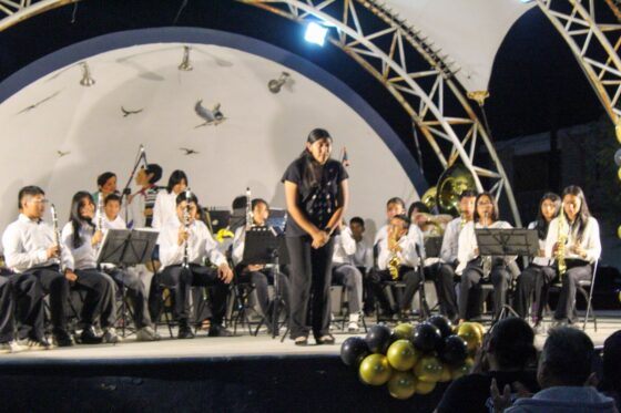Primer concierto de la Banda de Viento en El Carmen