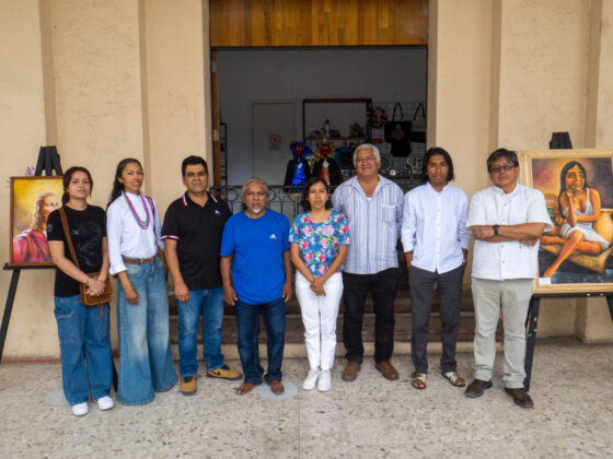 Clausura de la exposición pictórica de maestros y alumnos en la Casa de Cultura