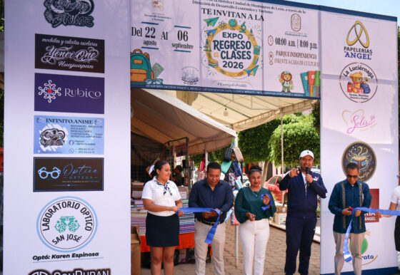 Inaugura presidente Luis de León Martínez Sánchez Expo Regreso a Clases 2026